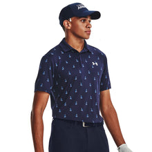 Load image into Gallery viewer, Under Armour Playoff 3.0 Printed Mens Golf Polo - MID NAVY 412/XXL
 - 3