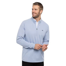 Load image into Gallery viewer, Travis Mathew Upgraded Mens Quarter Zip Pullover - Light Blue 4lbl/XXL
 - 5