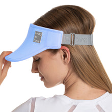 Load image into Gallery viewer, Lucky In Love Lucky Logo Womens Visor - Baby Lavender/One Size
 - 1