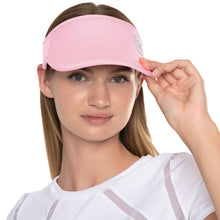 Load image into Gallery viewer, Lucky In Love Lucky Logo Womens Visor - PINK SAND 685/One Size
 - 5