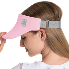 Load image into Gallery viewer, Lucky In Love Lucky Logo Womens Visor
 - 4