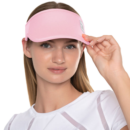 Lucky In Love Lucky Logo Womens Visor - PINK SAND 685/One Size