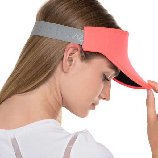 Lucky In Love Lucky Logo Womens Visor