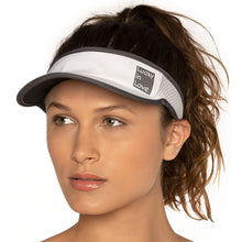 Load image into Gallery viewer, Lucky In Love Lucky Logo Womens Visor - WHITE 110/One Size
 - 10