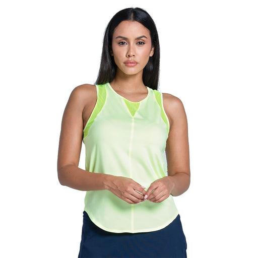 Lucky In Love Chill Out Womens Tennis Tank - Lemon Frost/L