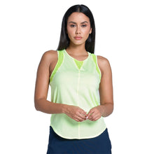 Load image into Gallery viewer, Lucky In Love Chill Out Womens Tennis Tank - Lemon Frost/L
 - 3
