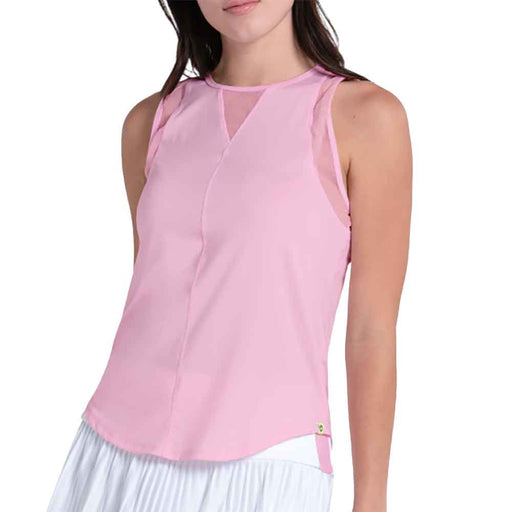 Lucky In Love Chill Out Womens Tennis Tank - Paris Pink/XL