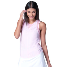 Load image into Gallery viewer, Lucky In Love Chill Out Womens Tennis Tank - Pink Sand/XL
 - 16