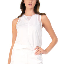 Load image into Gallery viewer, Lucky In Love Chill Out Womens Tennis Tank - White/XL
 - 13