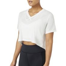 Load image into Gallery viewer, FILA Fi-Lux High-Lo Workout Womens Crop Top - WHITE 100/4X
 - 1