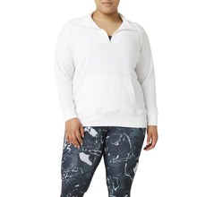 Load image into Gallery viewer, FILA Fi-Lux Half-Zip Plus Womens Pullover - WHITE 100/4X
 - 3