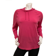 Load image into Gallery viewer, FILA Fi-Lux Perforated Long Sleeve Womens Hoodie - AZALEA 599/5X
 - 1