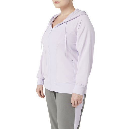 FILA FI-Lux Texture Full-Zip Womens Hoodie - LAVENDER 515/4X