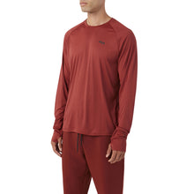 Load image into Gallery viewer, FILA Jazam Long Sleeve Mens Tennis Shirt - RUSSET BRWN 255/XXL
 - 9