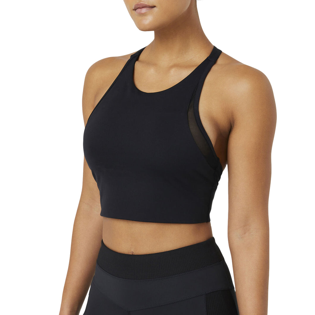 FILA Uplift T-Back Womens Sports Bra - BLACK 001/XL