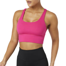 Load image into Gallery viewer, FILA Uplift Cross Back Womens Sports Bra - BRIGHT PINK 966/4X
 - 3