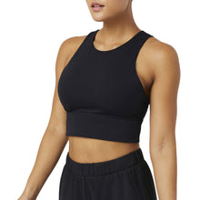 Load image into Gallery viewer, FILA Uplift High Neck Womens Sports Bra - BLACK 001/5X
 - 5