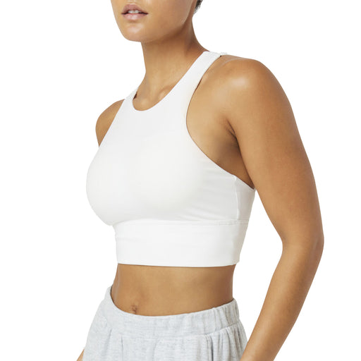 FILA Uplift High Neck Womens Sports Bra - WHITE 100/5X