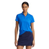 RLX Ralph Lauren AirTech Picque Spa Royal Womens Short Sleeve Golf Polo