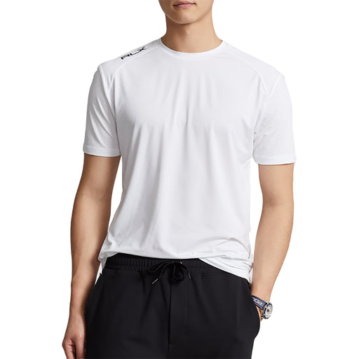 RLX Polo Golf Peached White Mens Tennis Shirt - White/XL