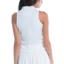 Load image into Gallery viewer, Lucky In Love Pique Sleeveless Womens Tennis Polo
 - 2