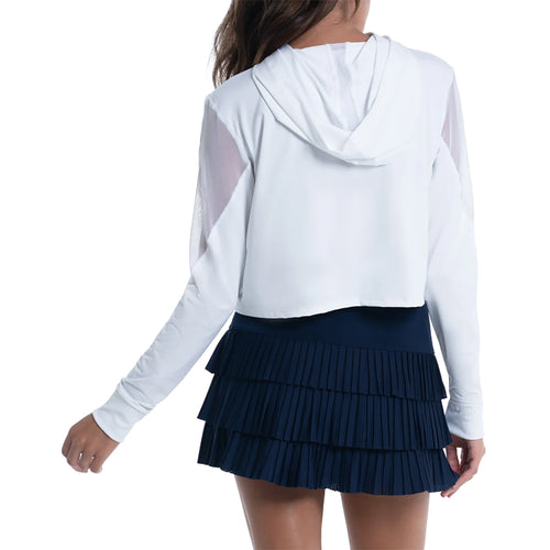 Lucky In Love Cindy Crop Womens Tennis Hoodie - 2