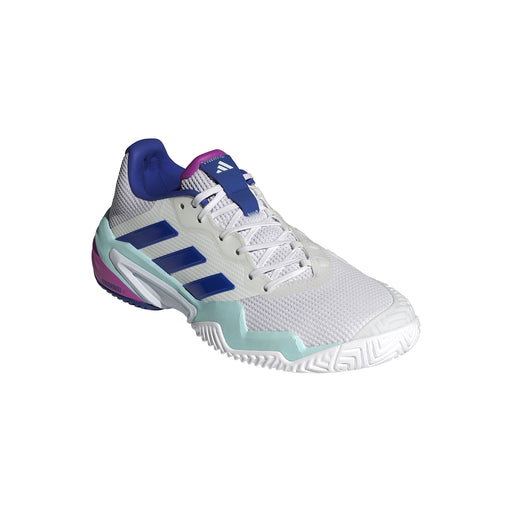 Adidas Barricade 13 Mens Tennis Shoes - White/Luc Blue/D Medium/14.0