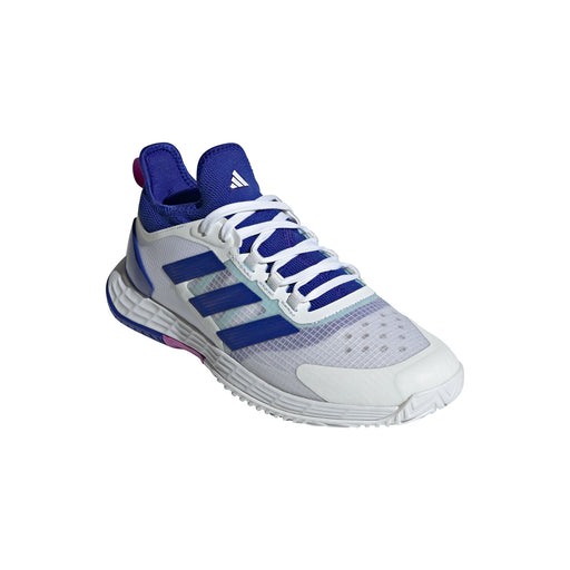 Adidas Adizero Ubersonic 4.1 Mens Tennis Shoes - White/Lcdb/Brst/D Medium/13.0