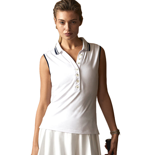 Varley Anvier Performance Sleeveless Womens Tennis Polo