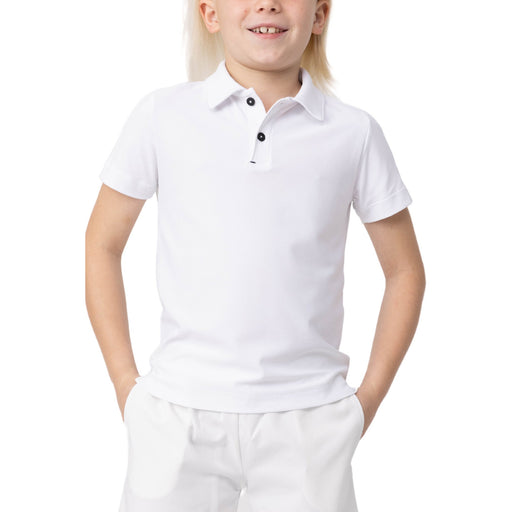 SB Sport Boys Tennis Polo - White/L