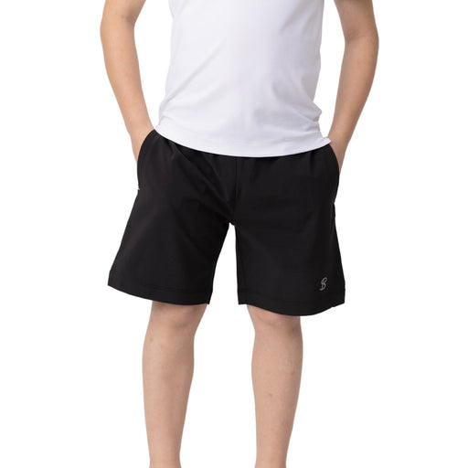SB Sport Boys Tennis Shorts - Black/L