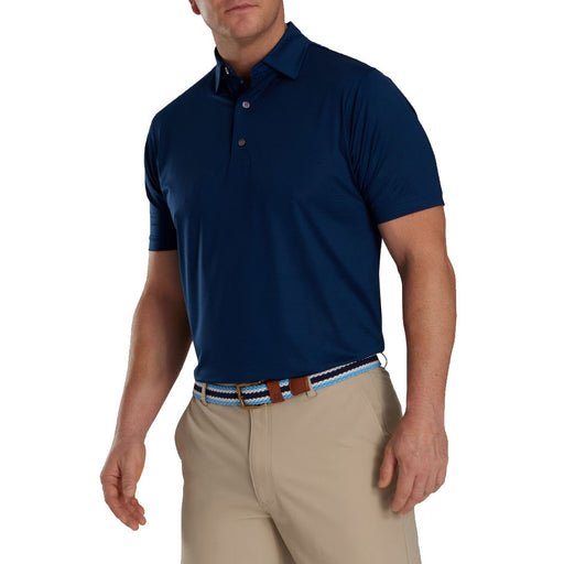 FootJoy Tonal Triangle Mens Golf Polo - Navy/XL