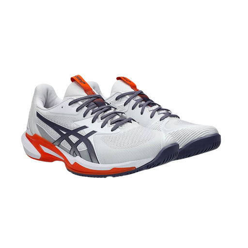 Asics Solution Speed FF3 Mens Tennis Shoes - Wht/Grey Purple/D Medium/13.0
