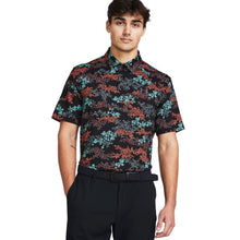 Load image into Gallery viewer, Under Armour Playoff 3.0 Print Mens Golf Polo - Black/Hydro/XXL
 - 7