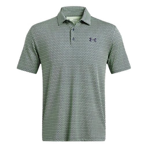 Under Armour Playoff 3.0 Print Mens Golf Polo - Matrix Green/XL