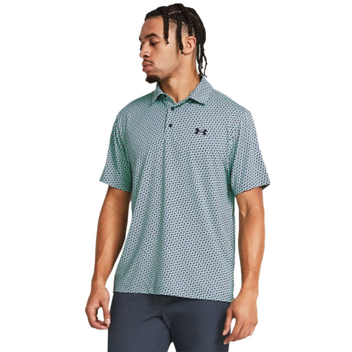 Under Armour Playoff 3.0 Print Mens Golf Polo - Starlight/XXL