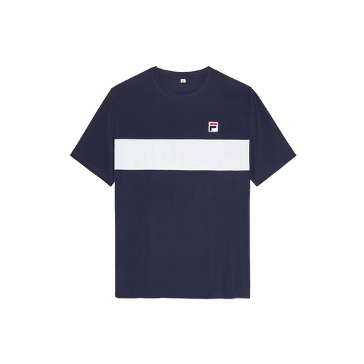 FILA Essentials SS Crew Mens Tennis Shirt - Fila Navy/White/XL