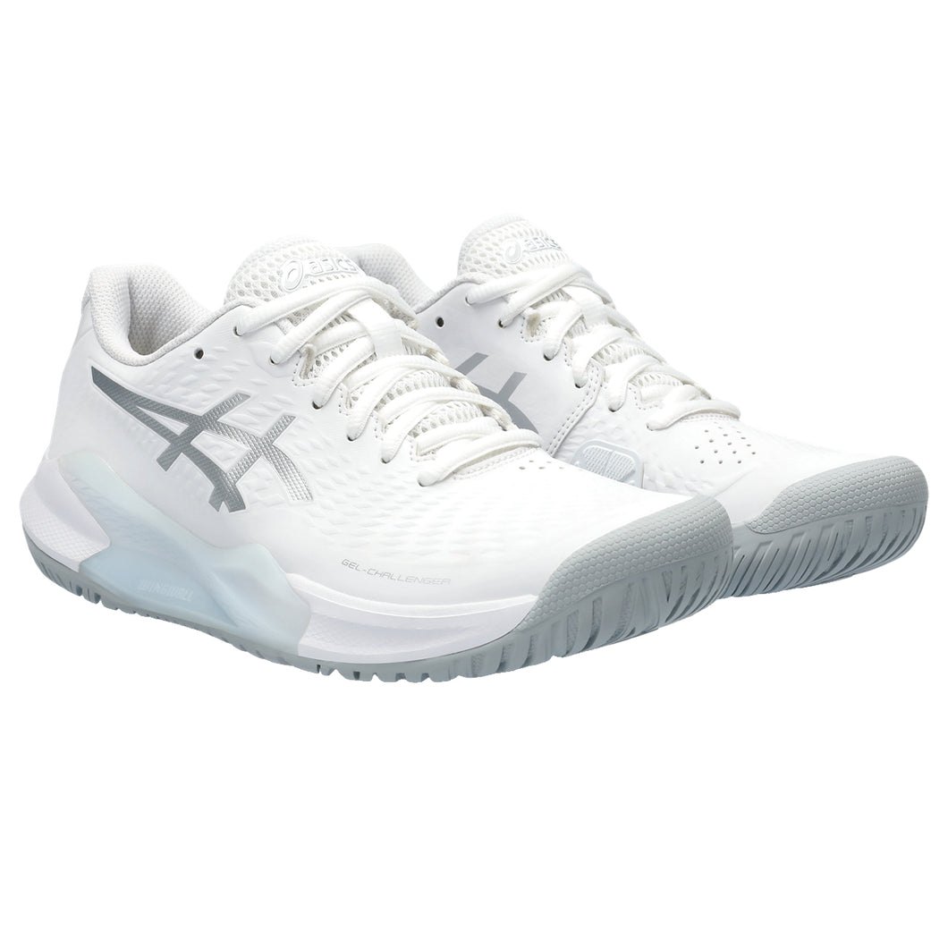 Asics GEL-Challenger 14 Womens Tennis Shoes - White/Silver/B Medium/11.0