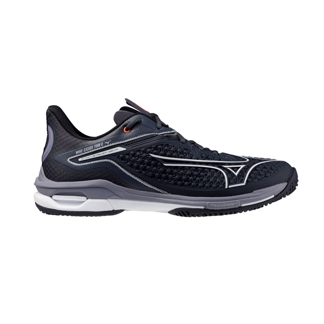 Mizuno Wave Exceed Tour 6 AC Mens Tennis Shoes - Odyssey Grey/Wh/D Medium/13.0
