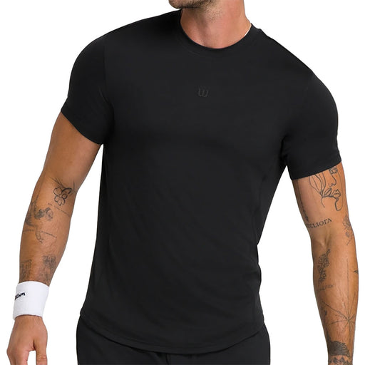 Wilson Everyday Performance Mens Tennis T-Shirt - Black/XL