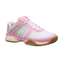 Load image into Gallery viewer, K-Swiss x LIL Hypercourt Exp 2 Womens Tennis Shoes - White/Peony/Bis/B Medium/10.0
 - 10