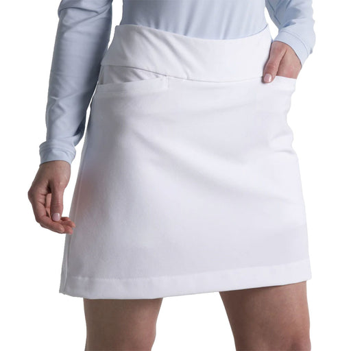 Fairway and Greene Carrie 16.5 Inch Wms Golf Skort - White/L