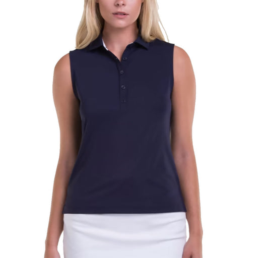 Fairway and Greene Charlotte SL Womens Golf Polo - Eclipse/L