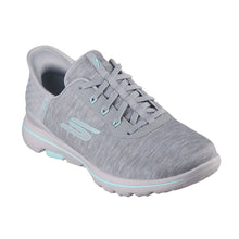 Load image into Gallery viewer, Skechers Go Walk 5 Slip &#39;In RF Womens Golf Shoes - Grey/Aqua/B Medium/10.0
 - 5