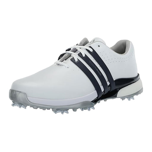 Adidas Tour 360 24 Spiked Mens Golf Shoes - White/Navy/D Medium/13.0