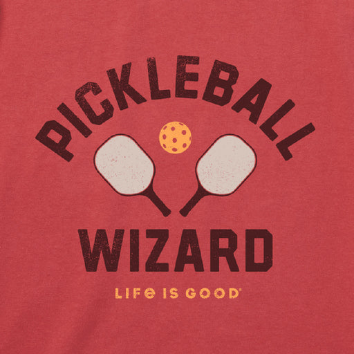 Life Is Good Pickleball Wizard Mens Shirt