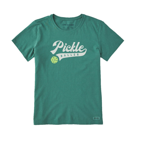 Life Is Good Athletic Pickle Baller Womens Shirt