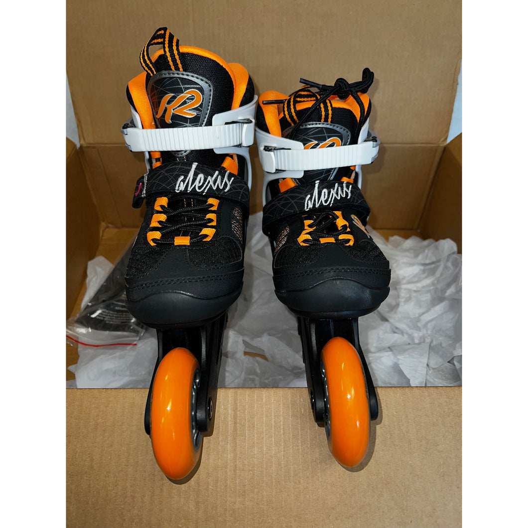 K2 Alexis 80 Womens Inline Skates 31937 - Black/Tangerine/6.0