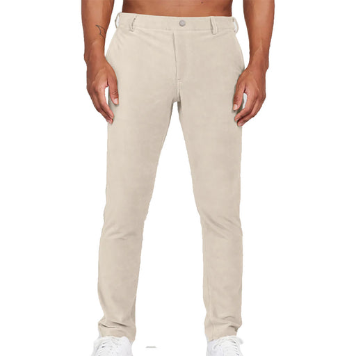Redvanly Collins Corduroy Mens Golf Pants - Oat/L