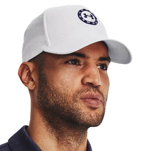 Load image into Gallery viewer, Under Armour Jordan Spieth Tour Mens Golf Hat 1 - White/Navy/One Size
 - 4